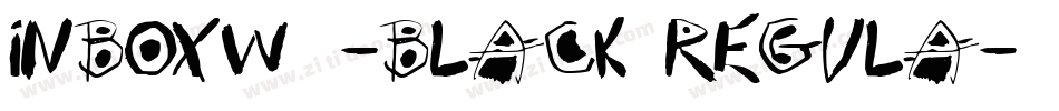 InboxW03-Black Regula字体转换